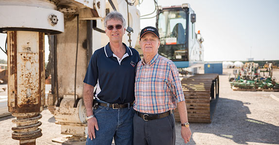 Stephen and Richard Early at Ritchie Bros. Orlando auction.