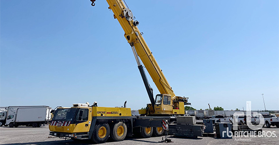 Ritchie Bros. sells used cranes